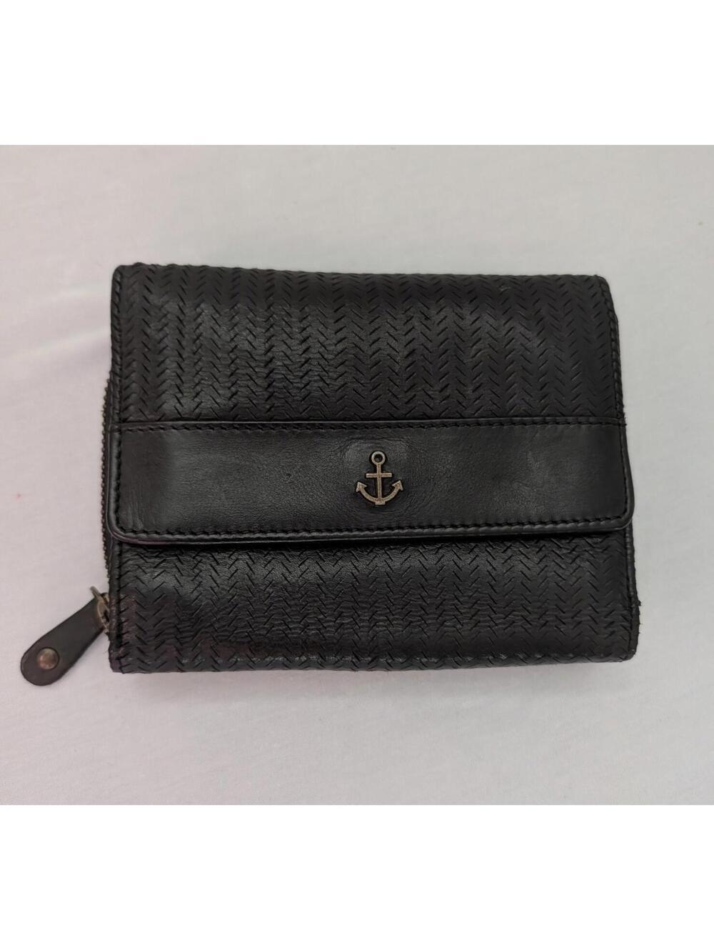 Harbor 2nd Black Leather Wallet